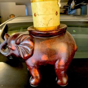 Decorative elephant candle
